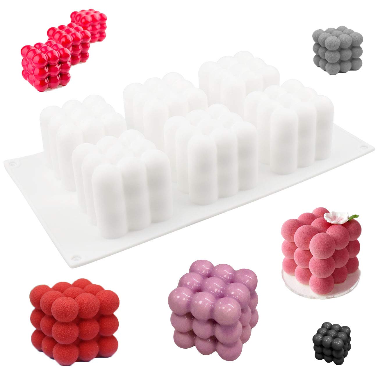 Bubble Mold Silicon Pack of 6 ( Silicon Mould )
