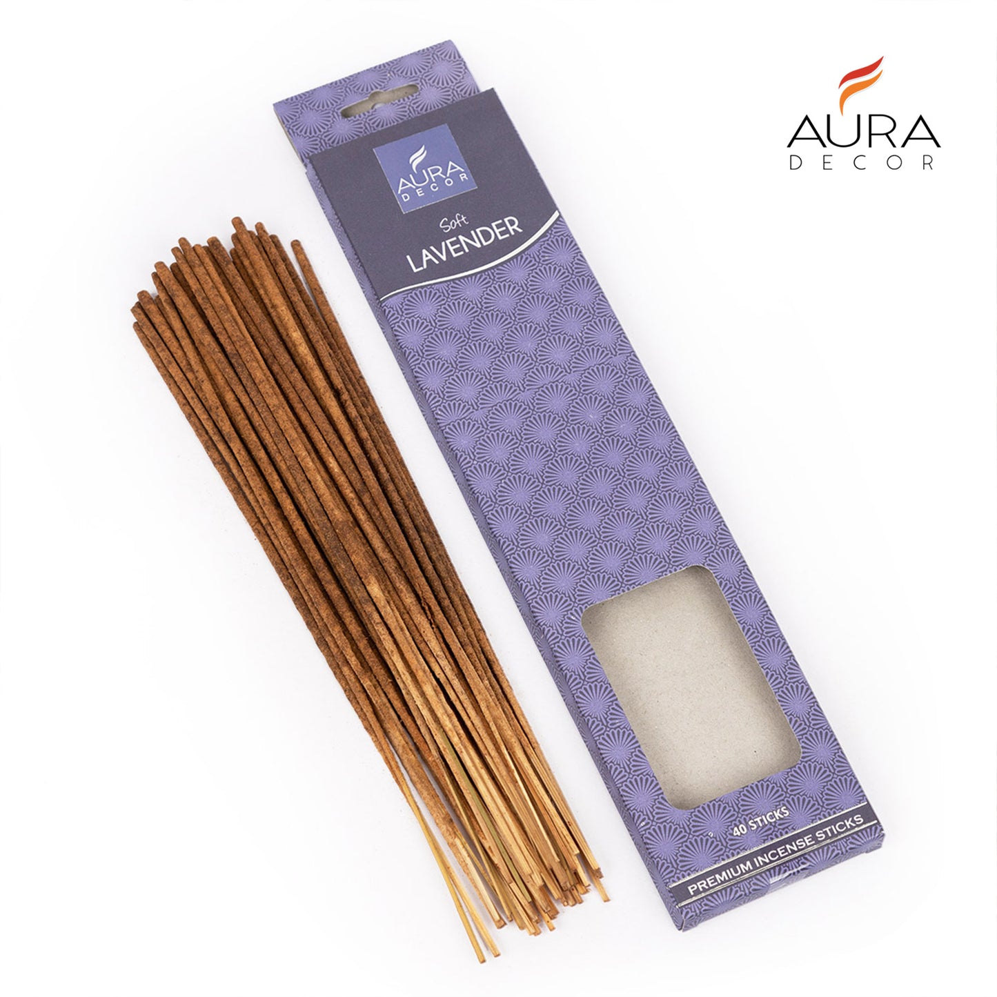 Soft Lavender Aroma Incense Sticks ( 40 Sticks )