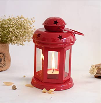 AuraDecor Set of 2 Assorted Lantern Tealight Holder