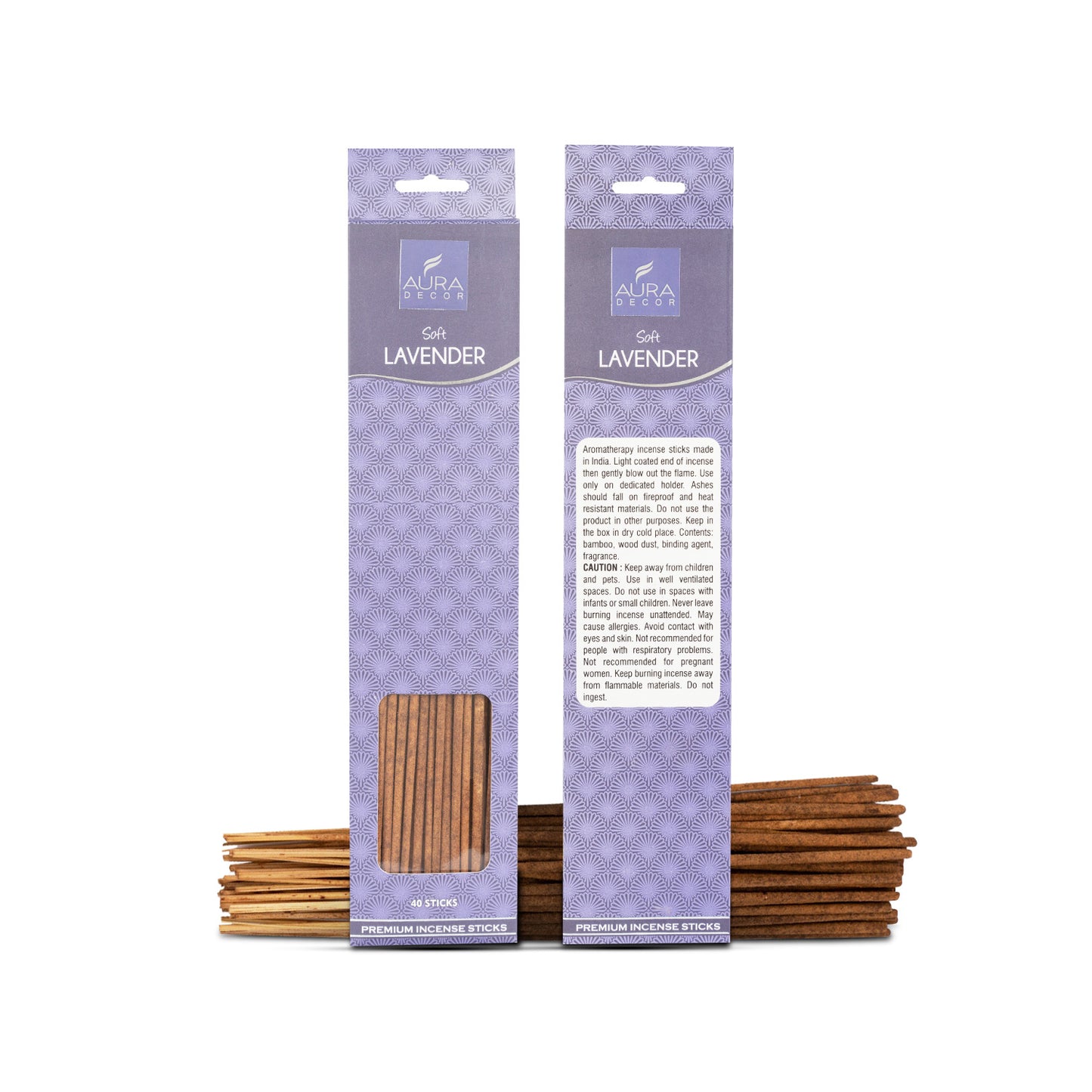 Soft Lavender Aroma Incense Sticks ( 40 Sticks )