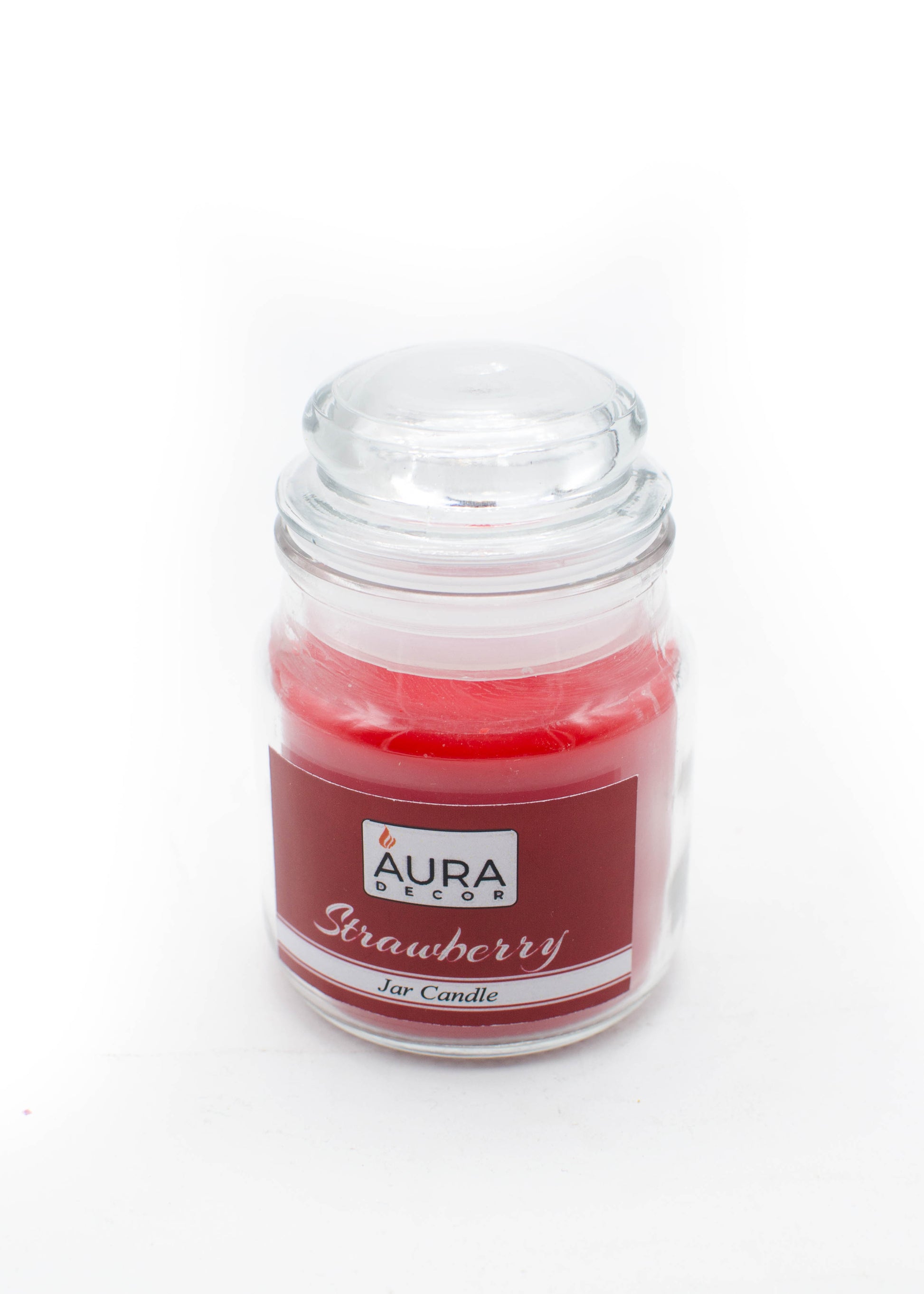 Strawberry Lid Jar Candle - auradecor.co.in