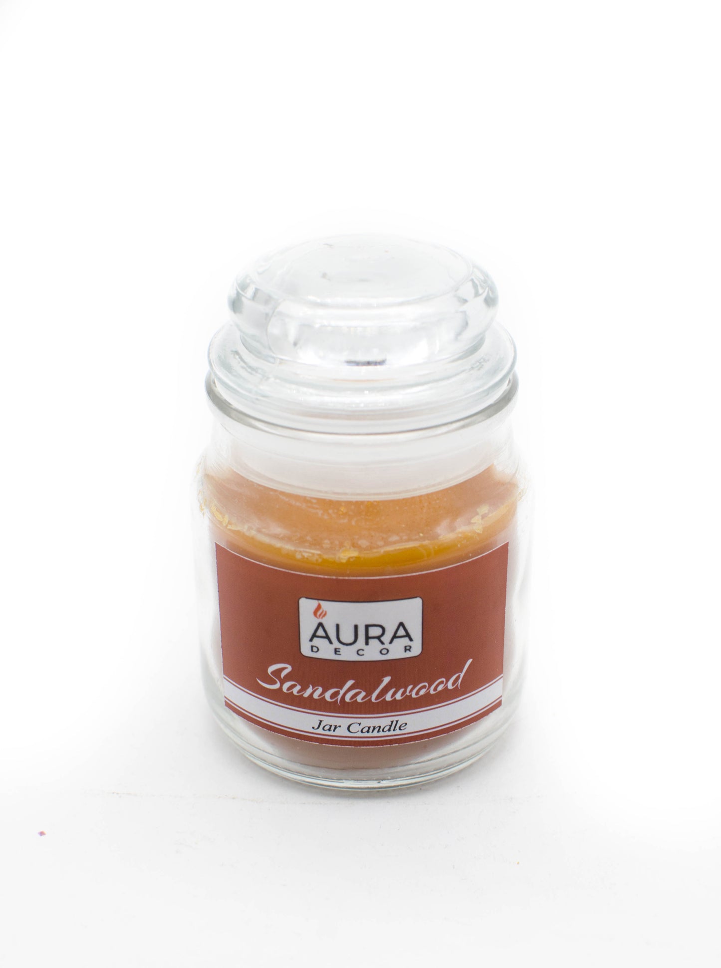 Sandal Wood Lid Jar Candle - auradecor.co.in