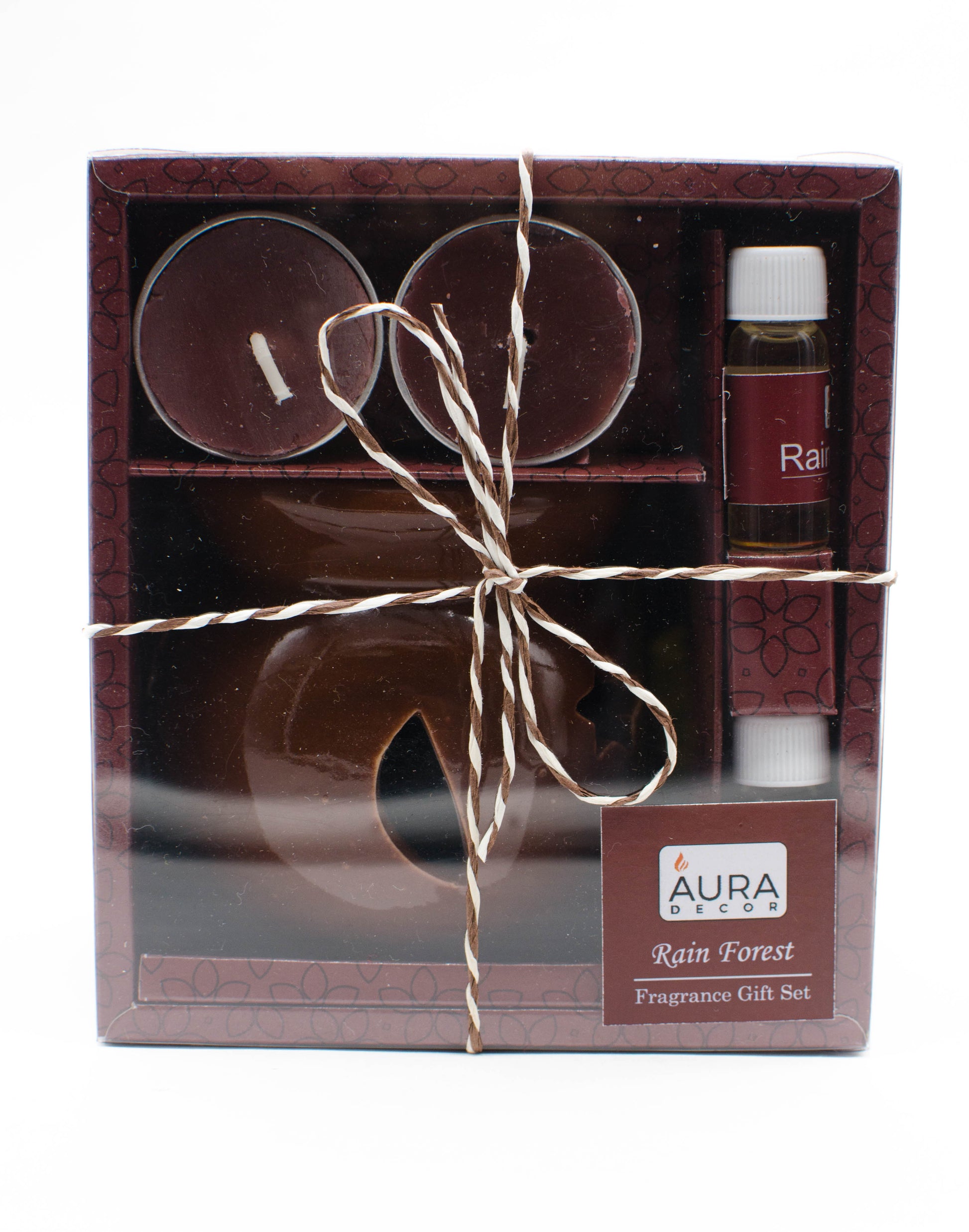 Aroma Oil Burner Gift Set ( Medium ) - auradecor.co.in