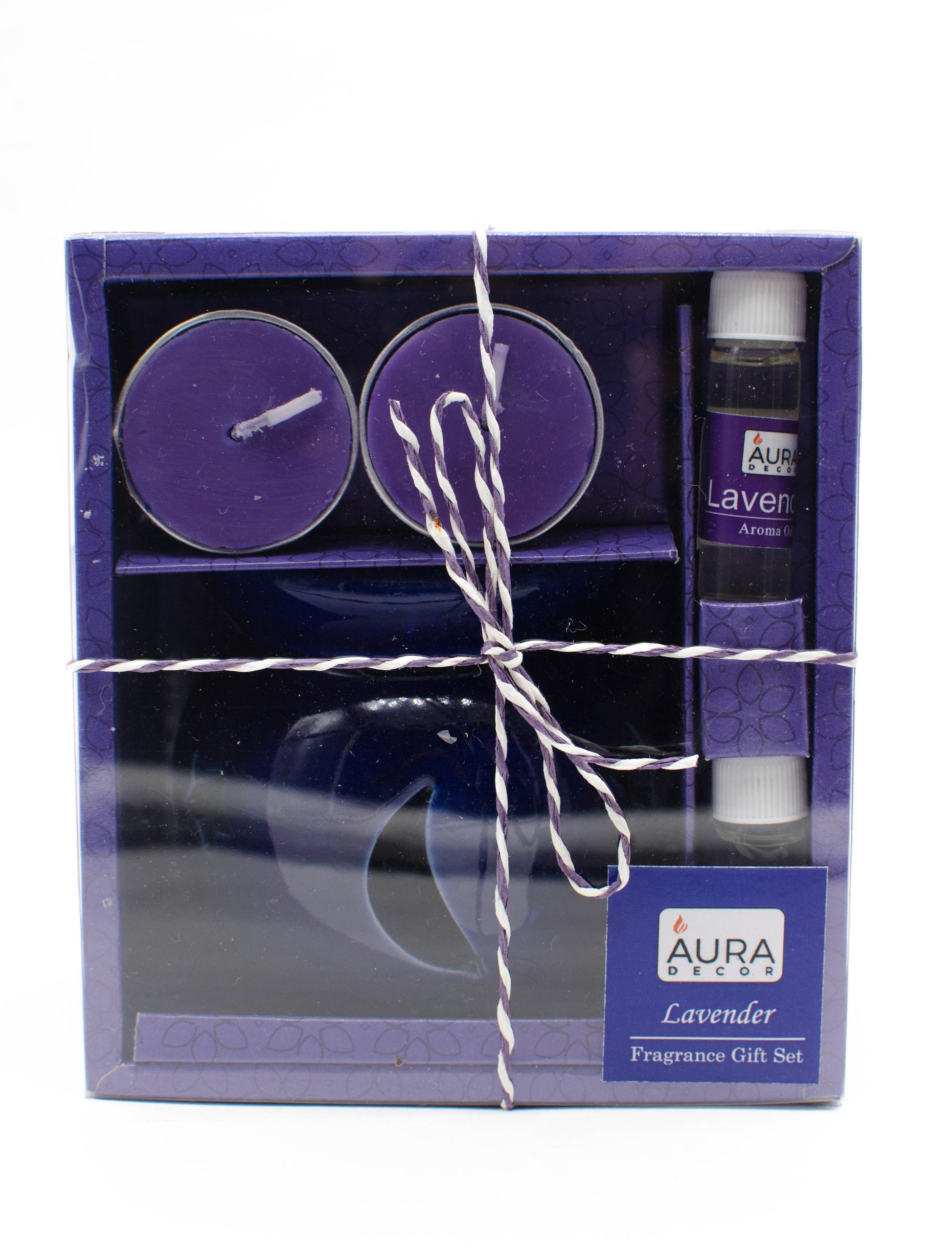 Aroma Oil Burner Gift Set ( Medium ) - auradecor.co.in