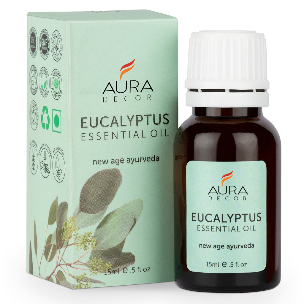 Eucalyptus Essential Oil - 15ml for Skin, Hair, Face, Acne Care