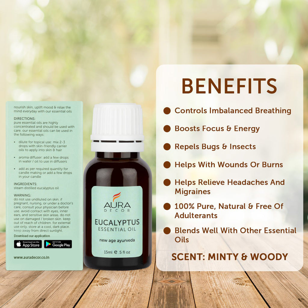 Eucalyptus essential deals oil diffuser benefits