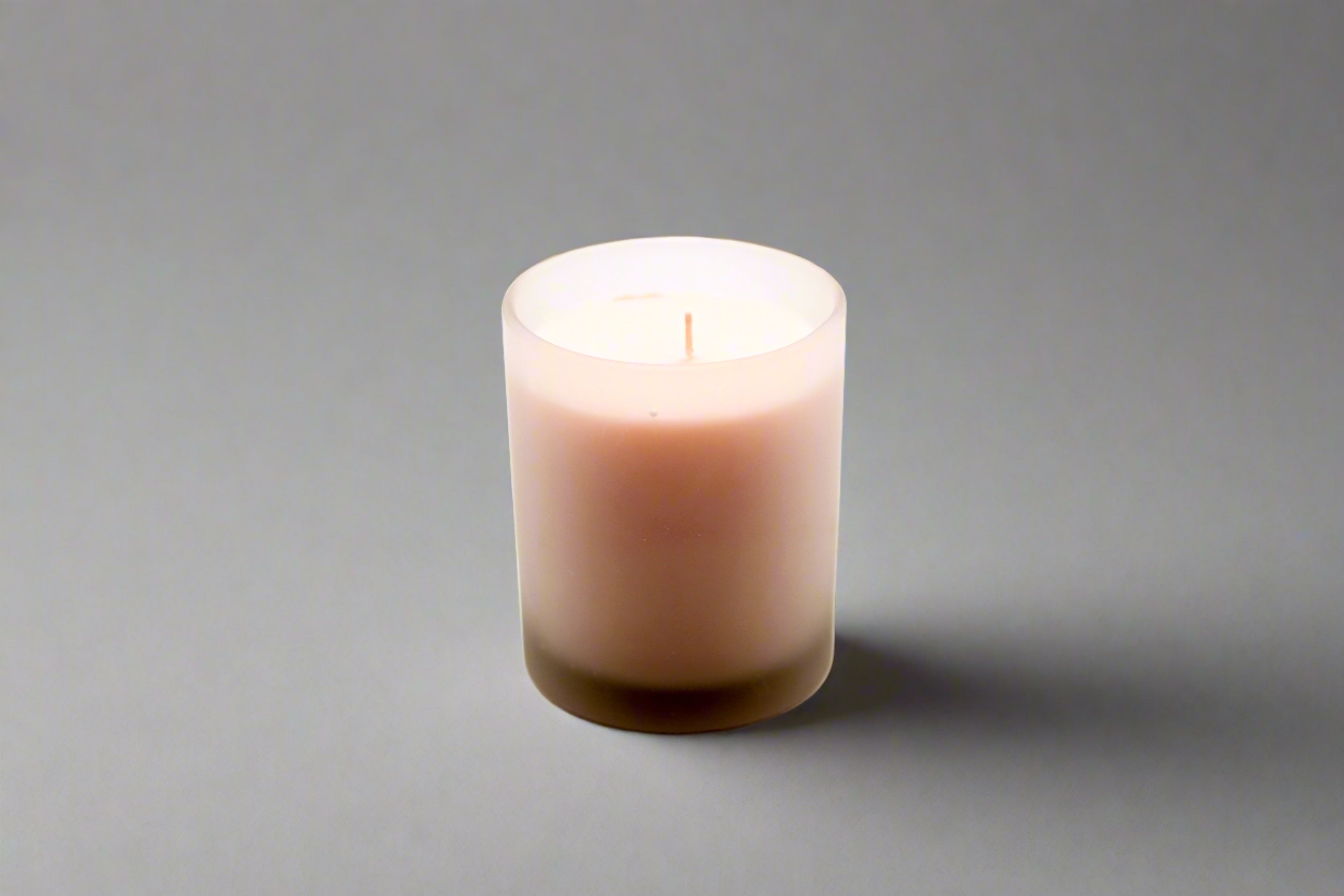 Frosted candle clearance holder