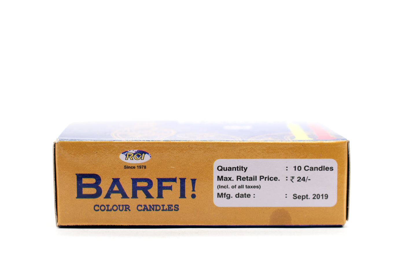 Barfi Candles ( MOQ 300 Packets )