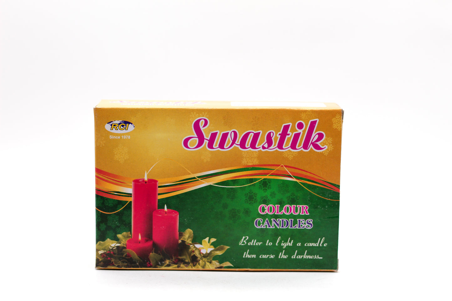 Swastik Candles ( Pack of 12 Candles ) ( MOQ 150 Packets)