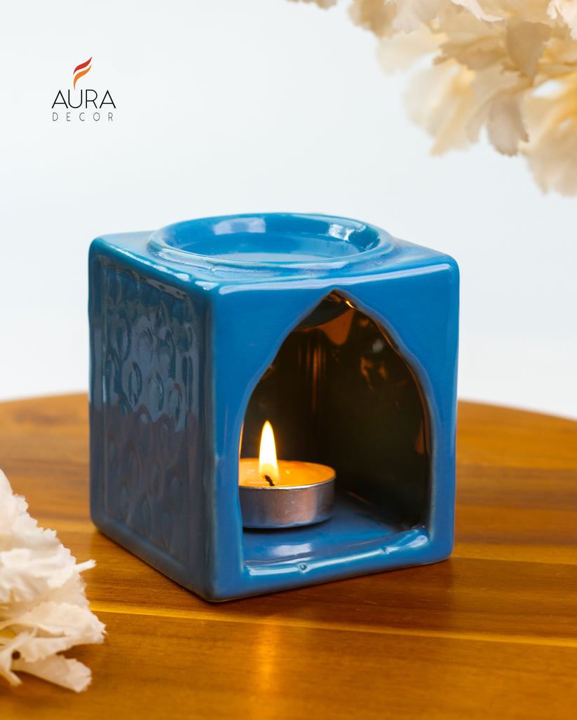 Aroma Diffuser with a Tealight Candle ( Square Shape ) – AuraDecor