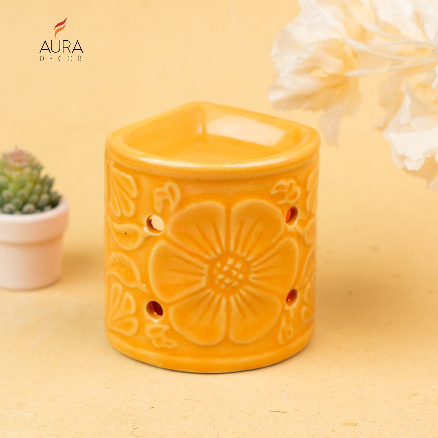 Aroma Diffuser with a Tealight Candle ( Heart Shape )