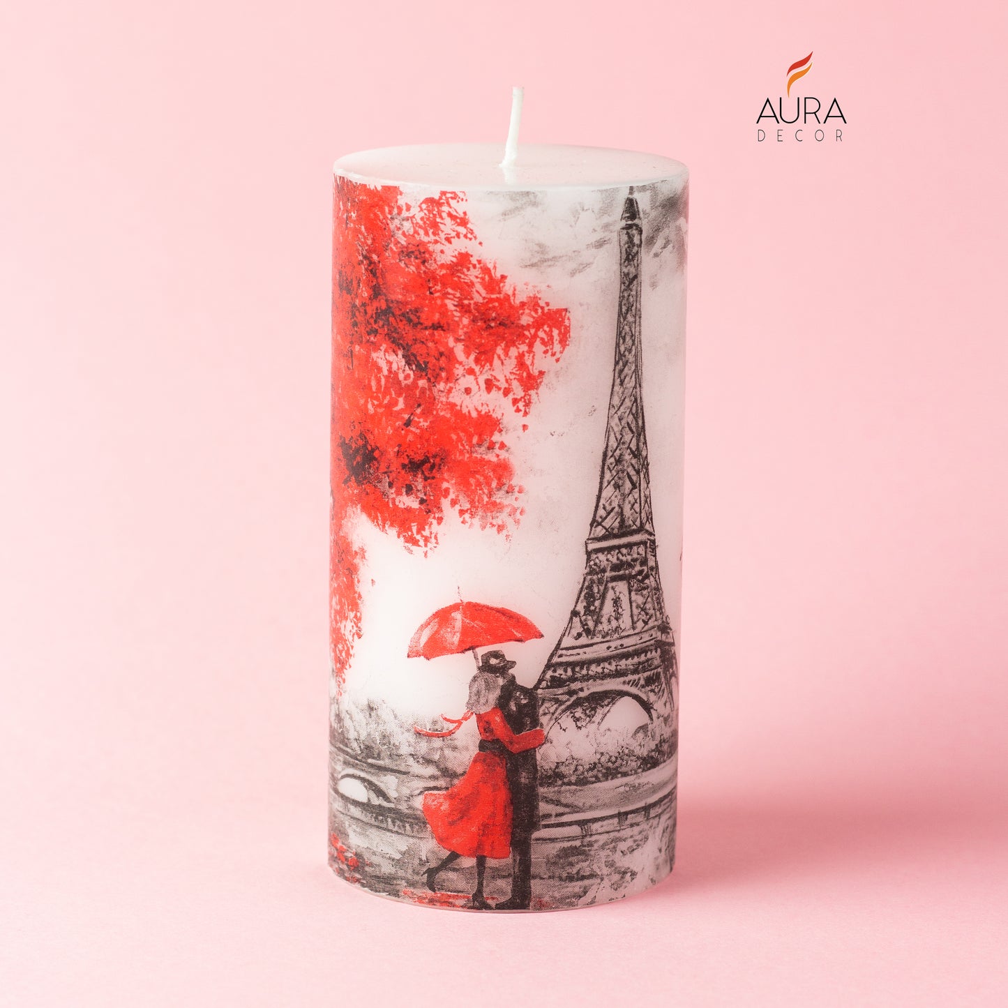 Bulk Buy AuraDecor Eiffel Tower Candle ( MOQ 20 Pcs )