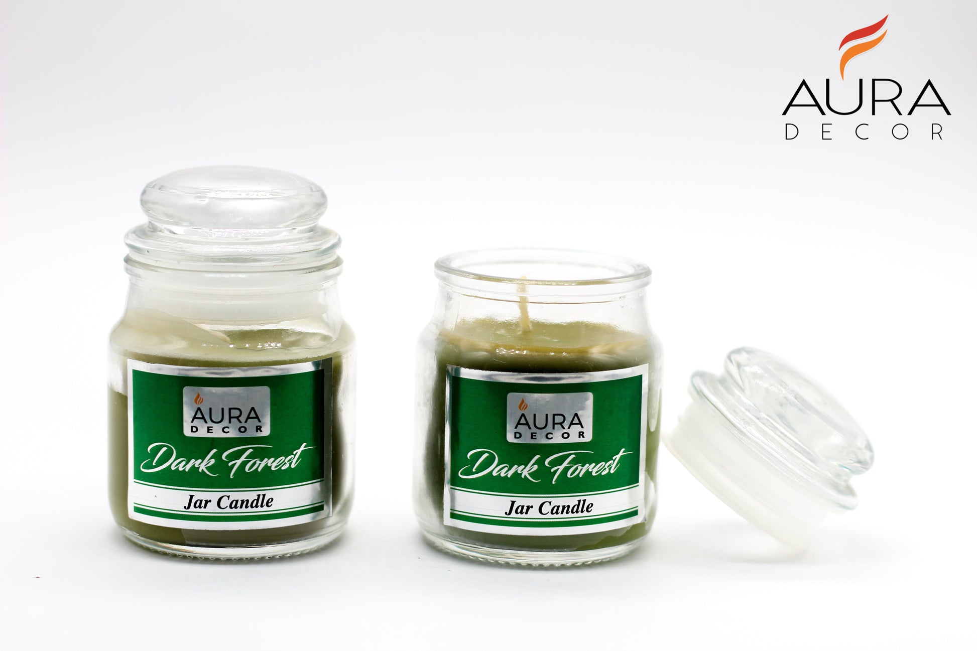 Set of 2 Lid Jar Gift Set ( Cookie Jar, Glass Lid Jar ) - auradecor.co.in