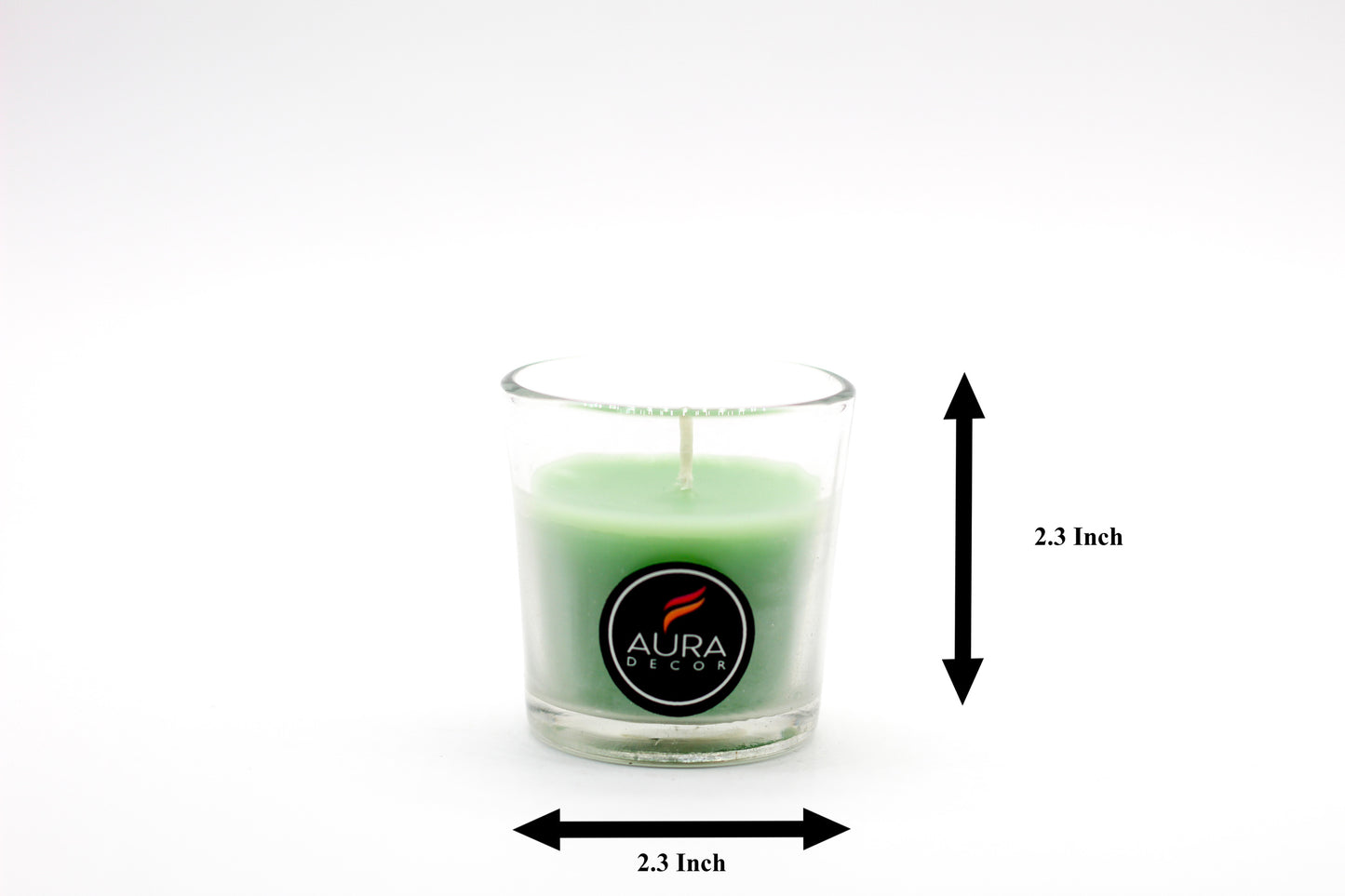 Green Glasss Candle