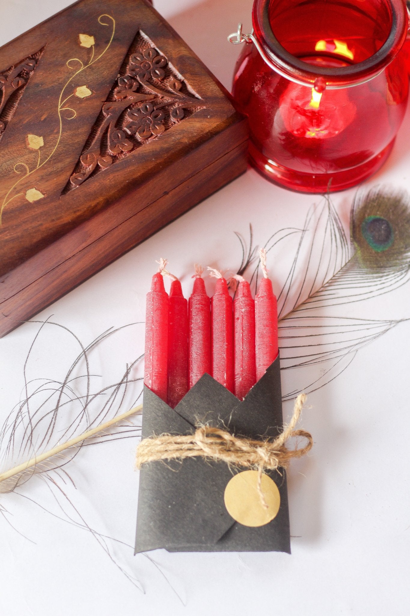 Red Candle | Spell Work - Set of 25 | 50 | 100 | 200