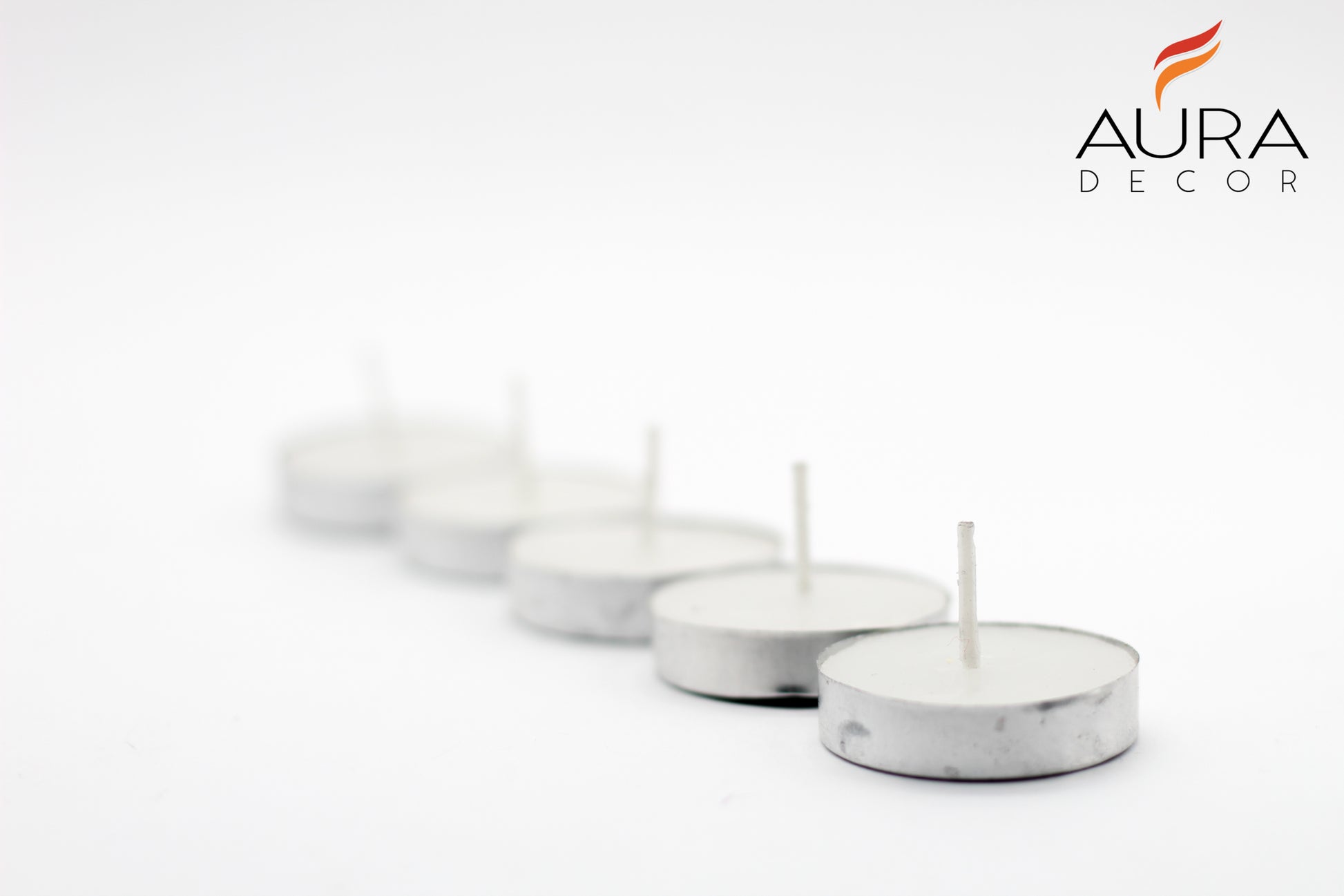 Pack of 50 Smokeless Tealight Candle (Burning Time 2.5 hours approx) - auradecor.co.in
