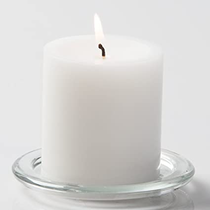 AuraDecor Bulk Buy Fragrance Pillar Candle 2.5*2.5 Inch ( 80 Pcs )