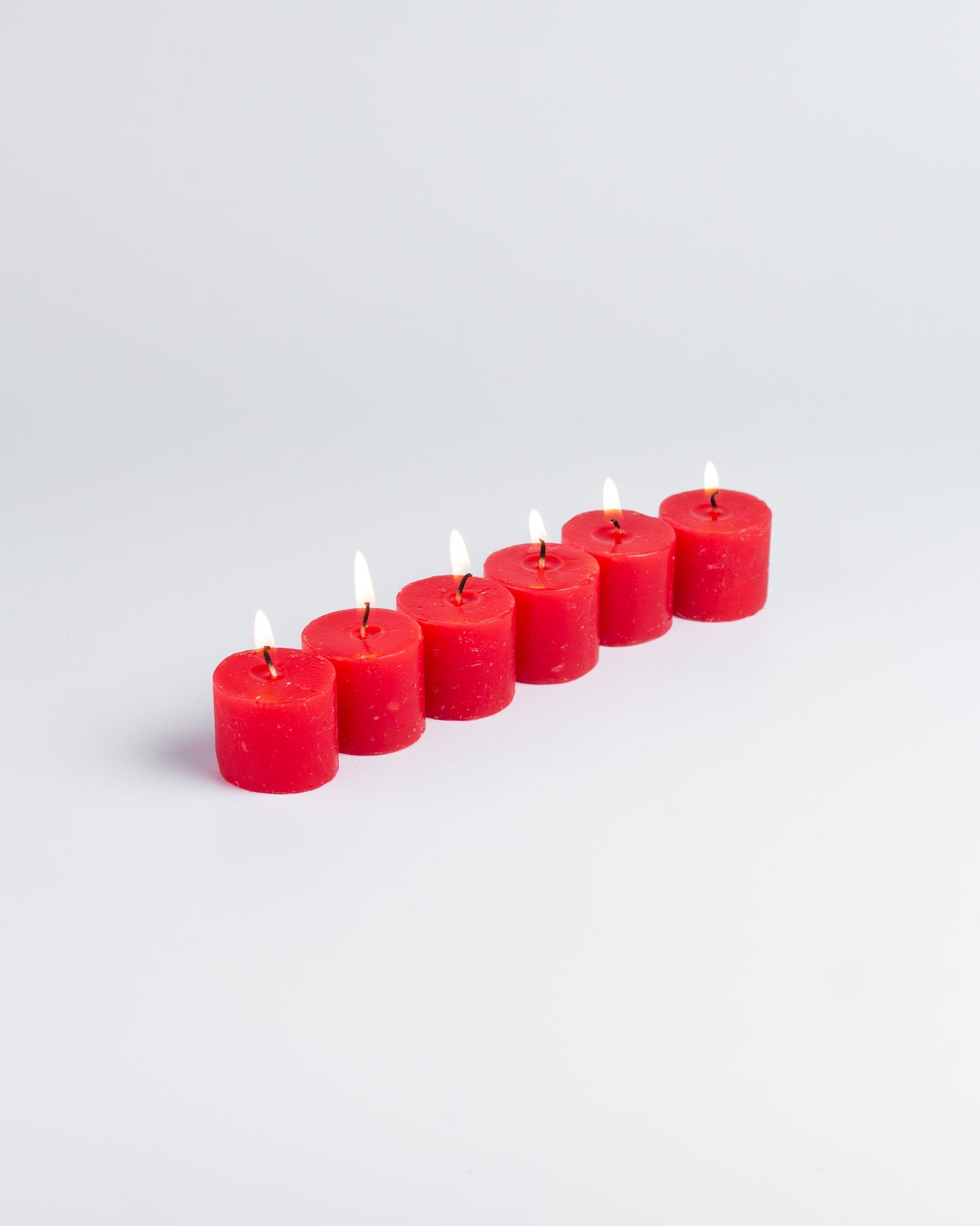 Set of 6 Rasberry Fragrance Votive Candle