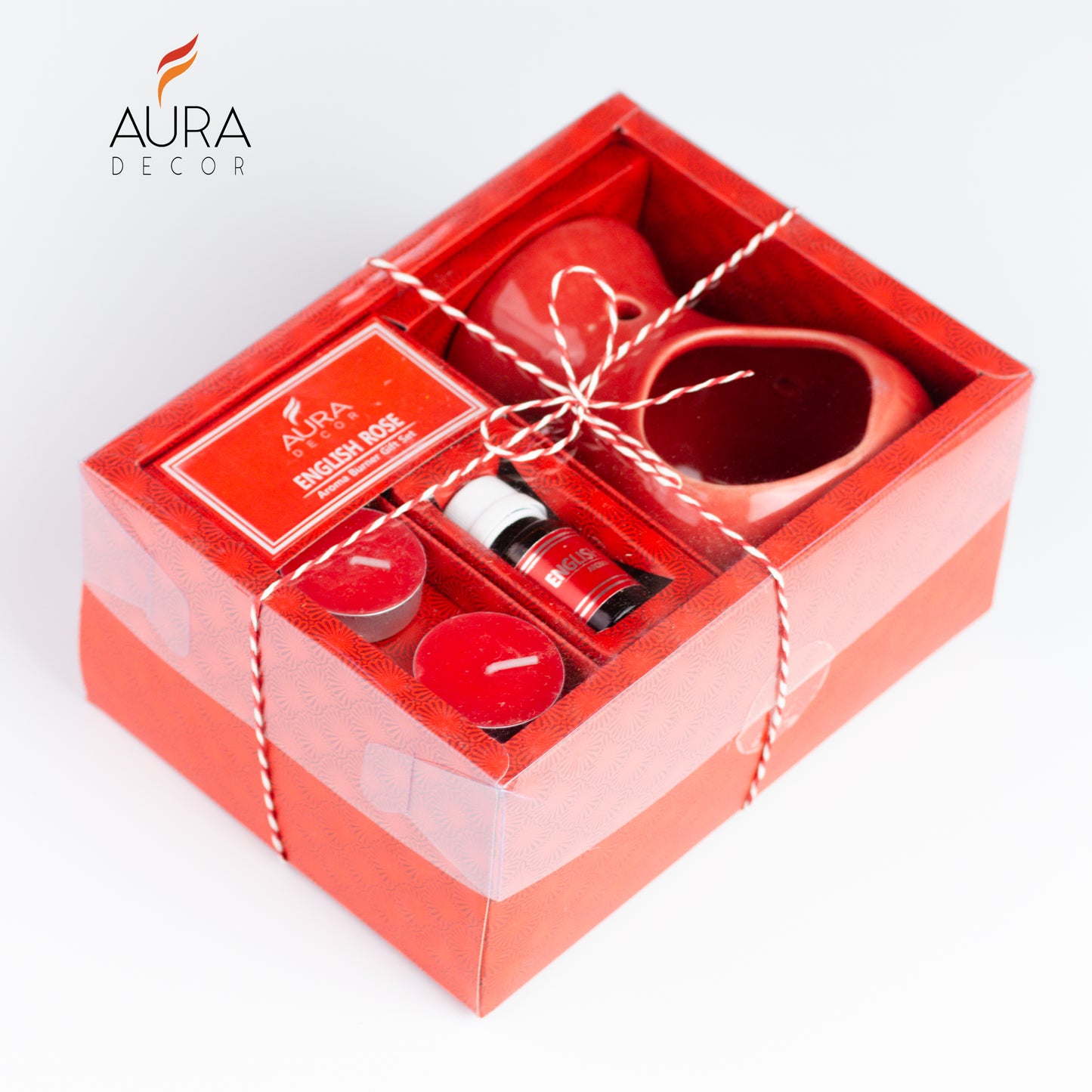 AuraDecor Aroma Diffuser Gift Set ( Large ) ( English Rose ) GS-10