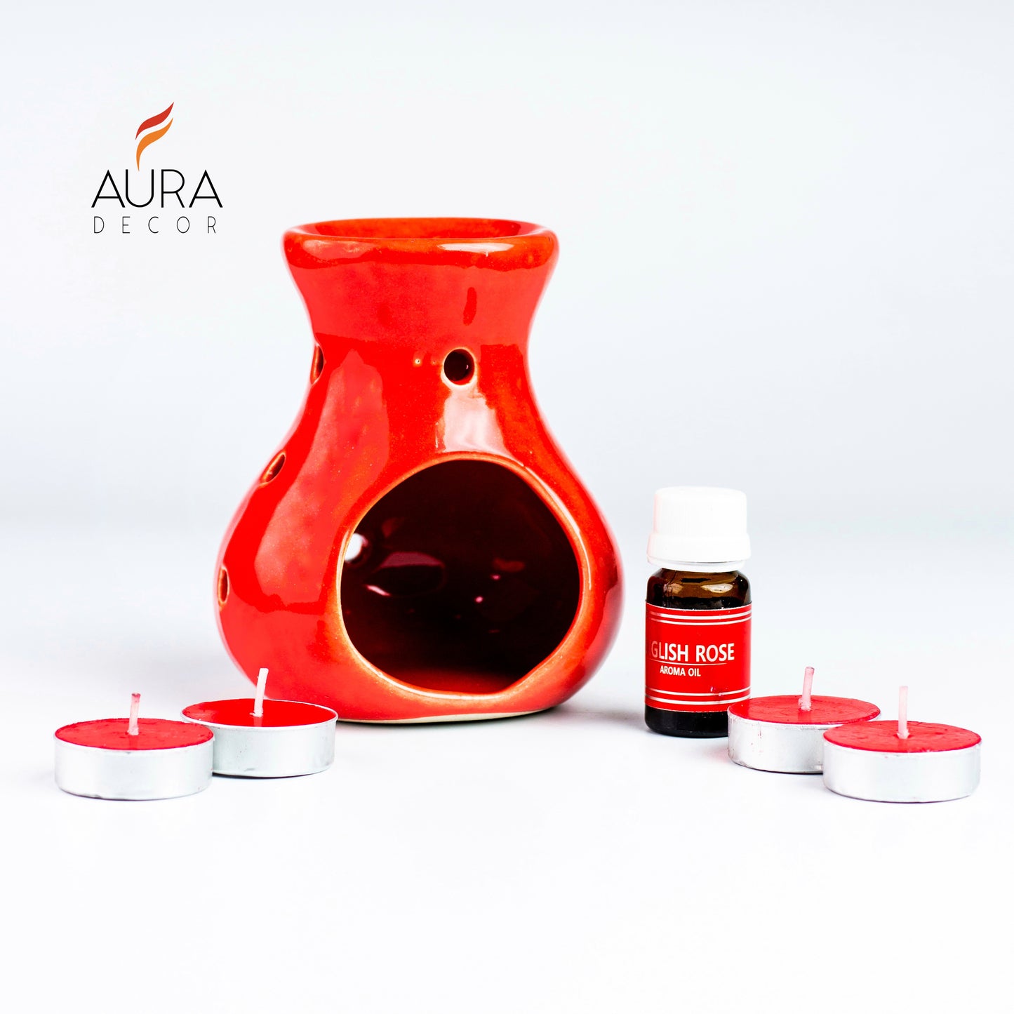 AuraDecor Aroma Diffuser Gift Set ( Large ) ( English Rose ) GS-10