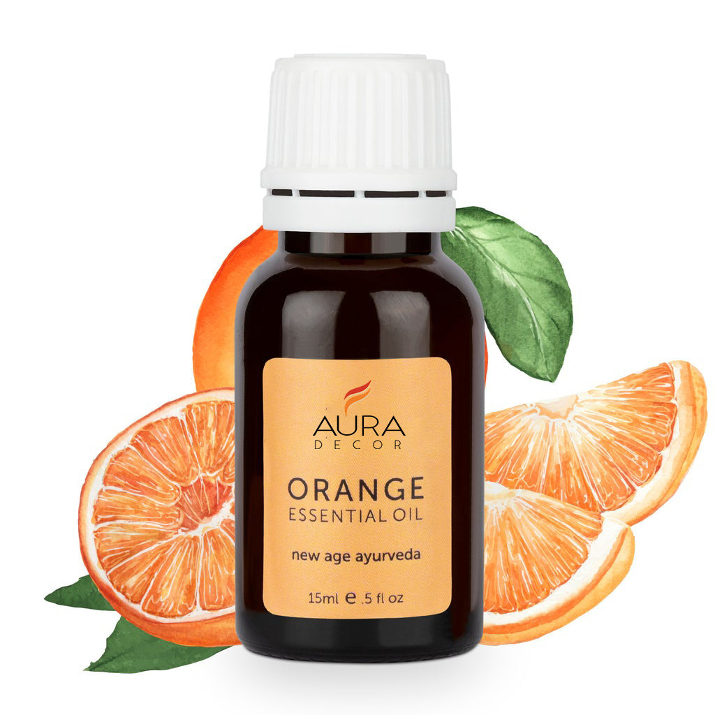 Orange Essential Oil - 15ml for Skin, Hair, Face, Acne Care