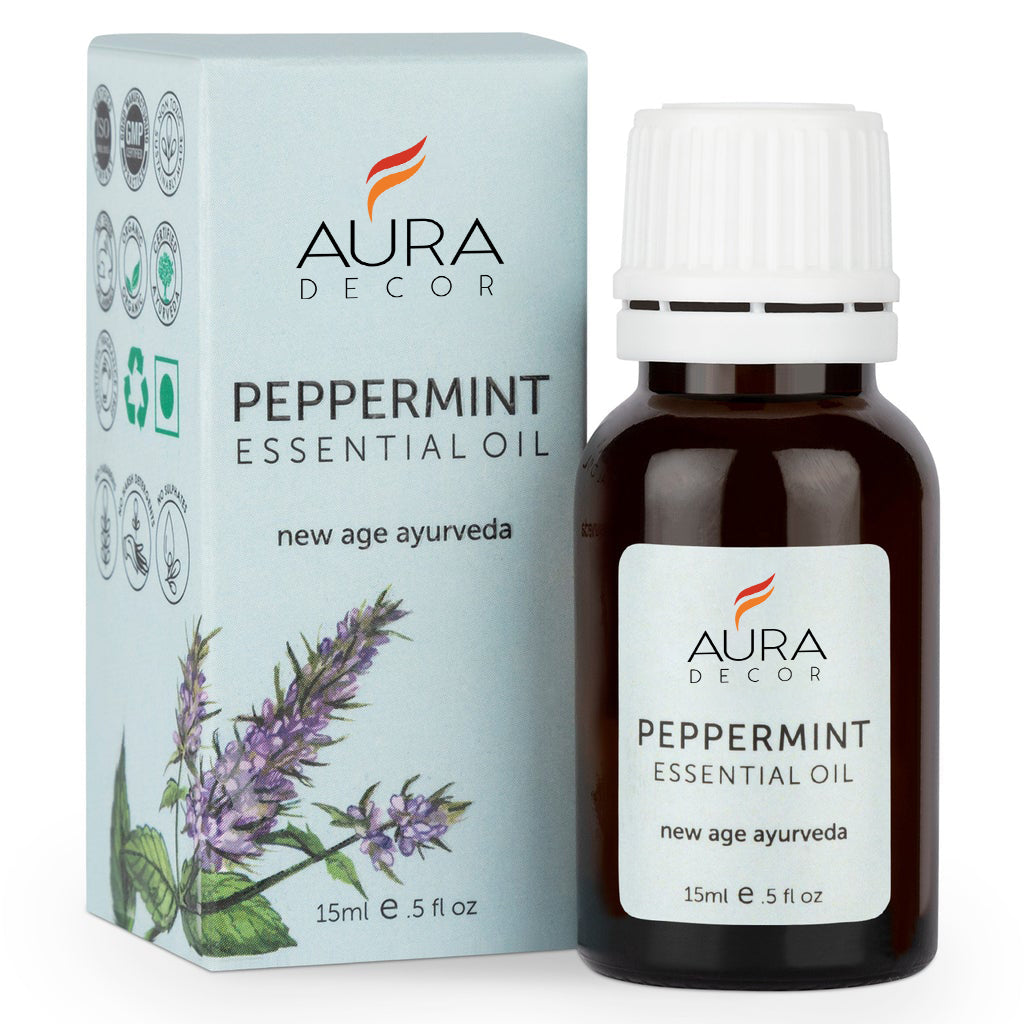 Peppermint Essential Oil - 15ml for Skin, Hair, Face, Acne Care