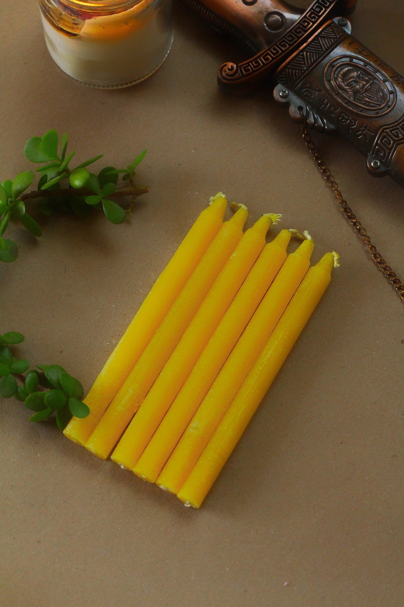 Yellow Candle | Spell Work Set of 25 | 50 | 100 | 200