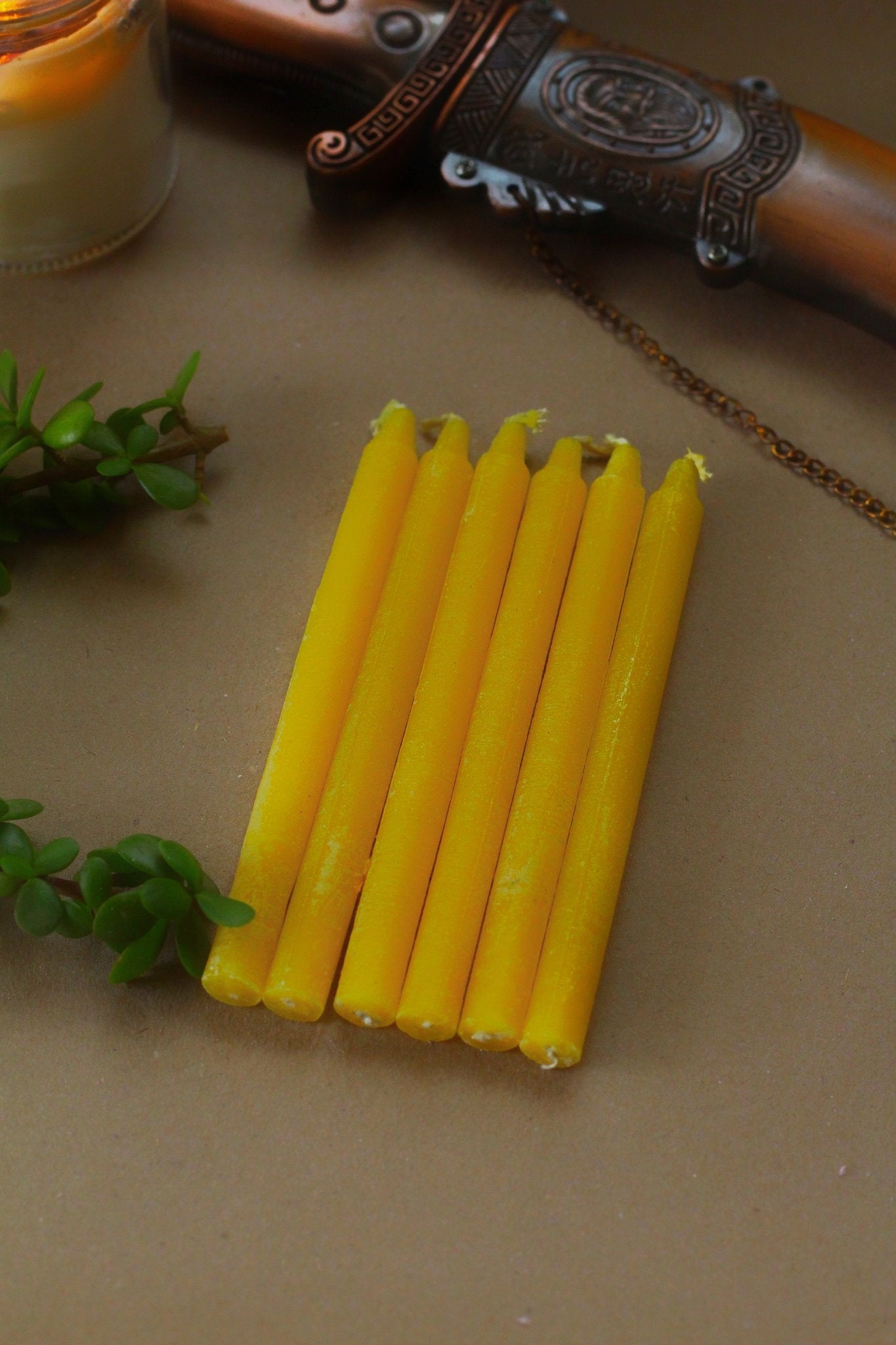 Yellow Candle | Spell Work Set of 25 | 50 | 100 | 200