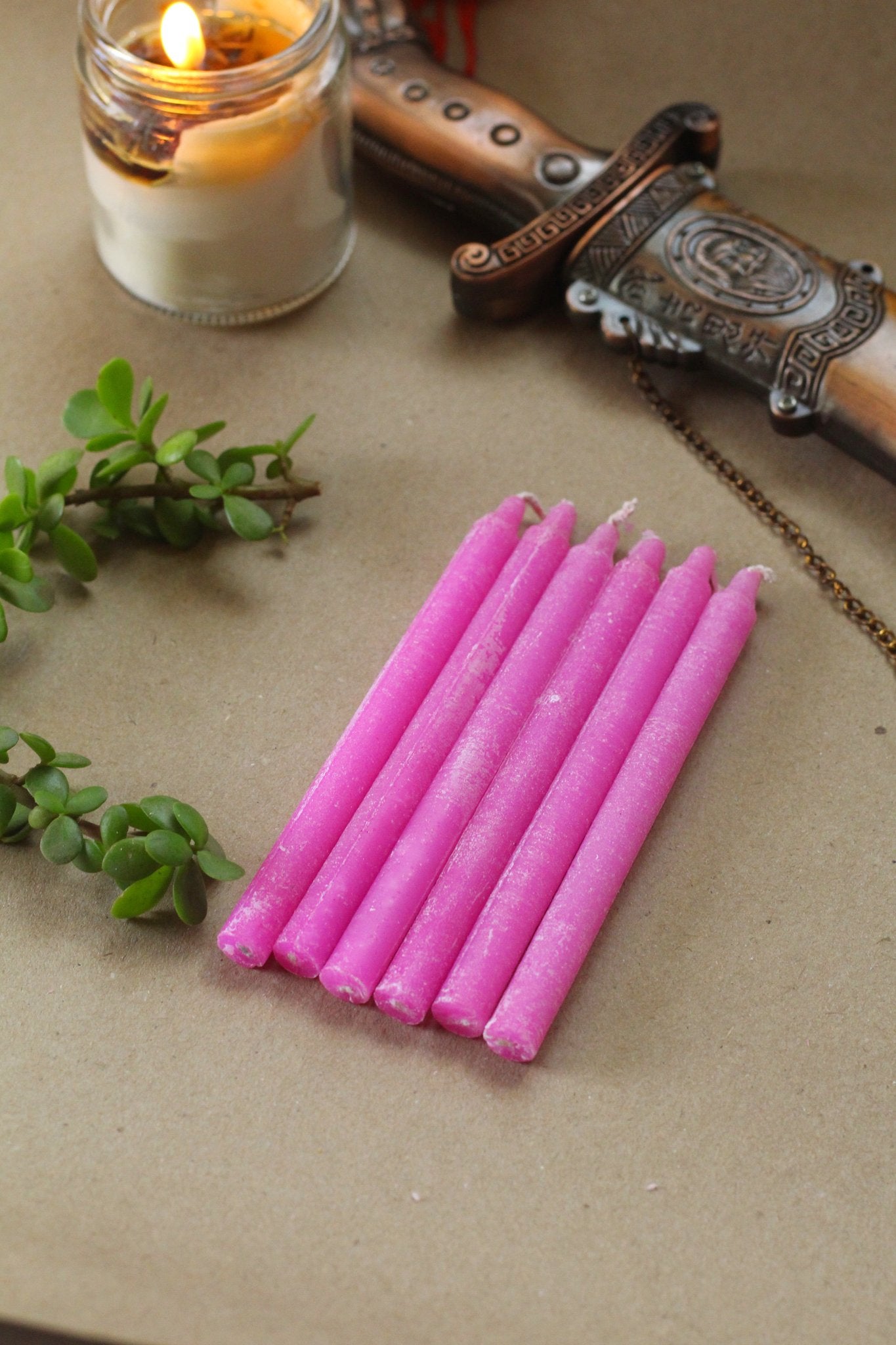 Pink Candle | Spell Work - Set of 25 | 50 | 100 | 200