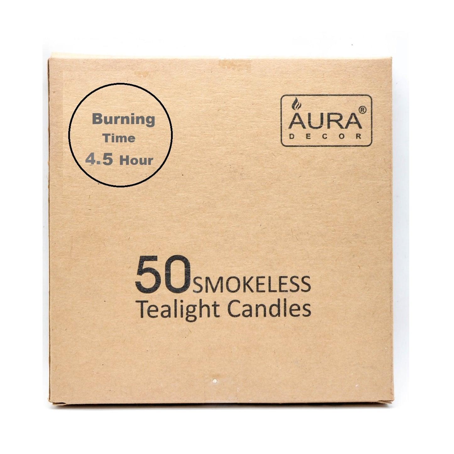 AuraDecor Tealight Bulk Buy Pack ( Master Box ) ( Burning Time 4.5 Hours Approx) (20 PKT)