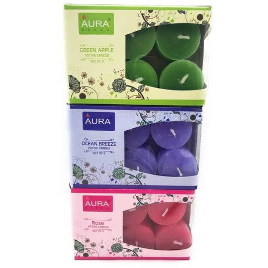 AuraDecor pack of 30 Fragrance Votive Candle - auradecor.co.in