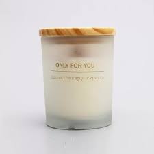 Bulk Buy Frosted Jar Candle with Wooden Lid & Gift Box Packaging ( 50 Pcs )