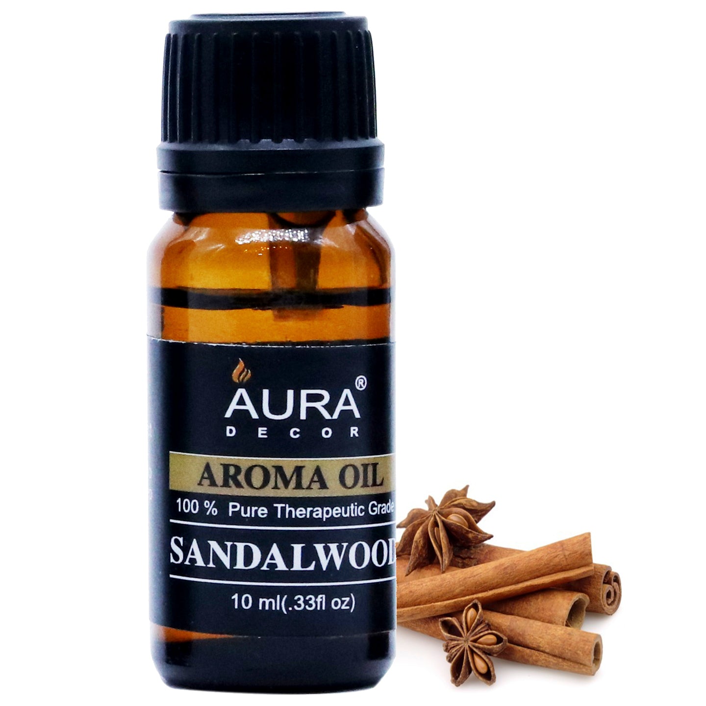 Sandalwood Aromatheraphy Oil 10ml - auradecor.co.in