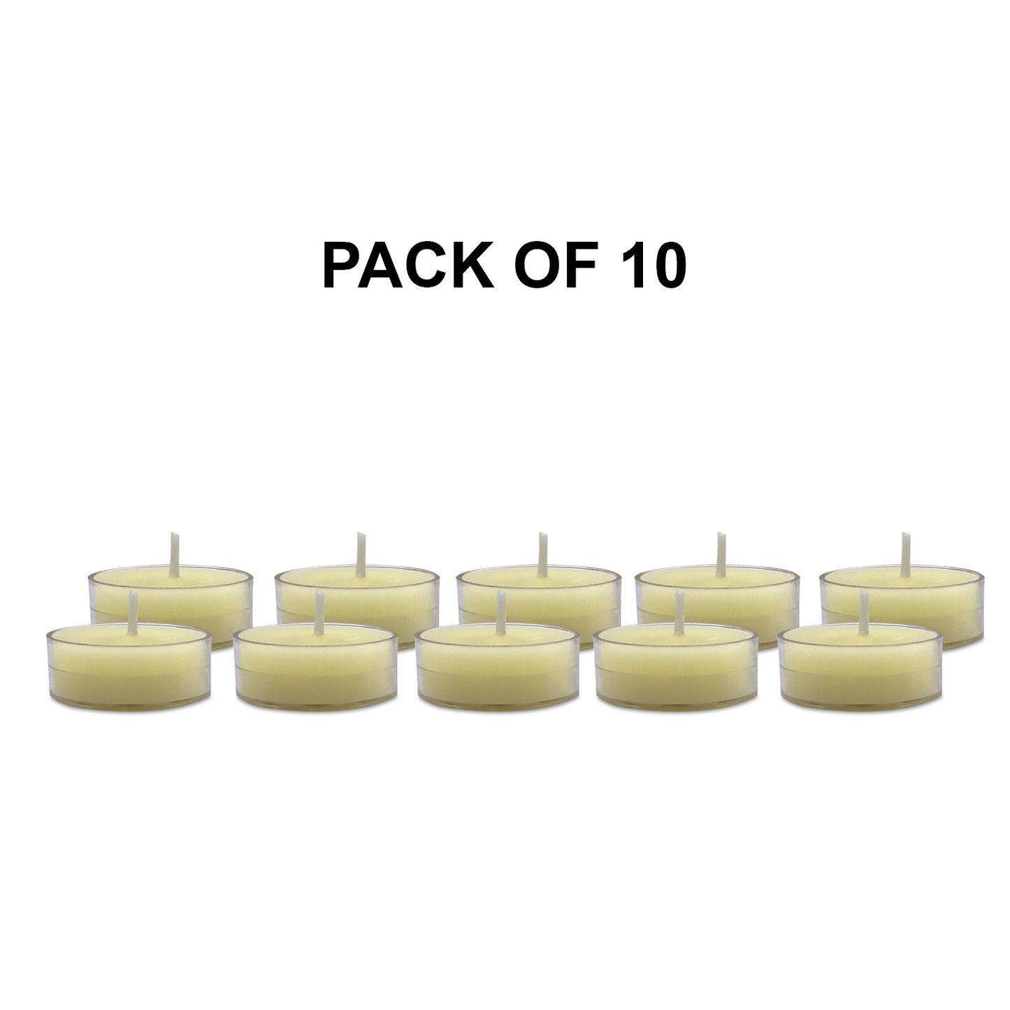Fragrance Tealight Pack of 10 ( Acrylic ) ( Bulk Buy 100 Packets )