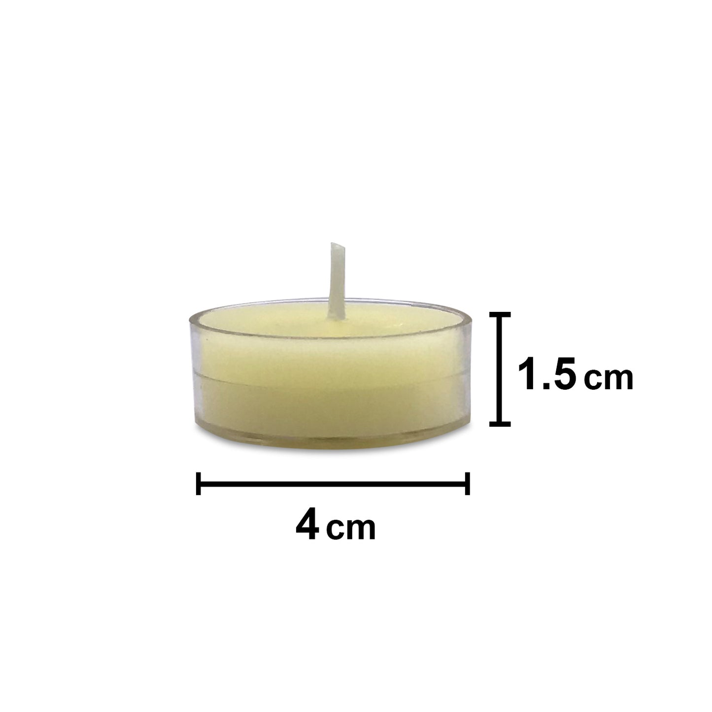 AuraDecor Fragrance Vanilla Shape Tealight ( Pack of 10 )