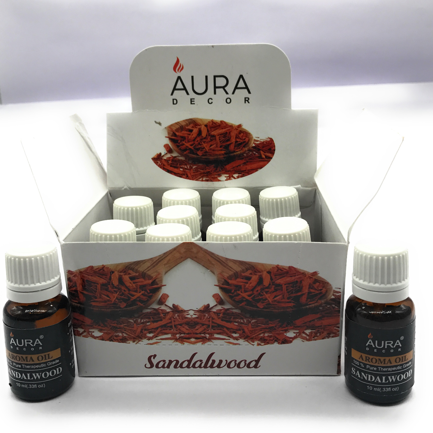 AuraDecor Pack of 12 Aroma therapy Oils ( 10ml ) - auradecor.co.in