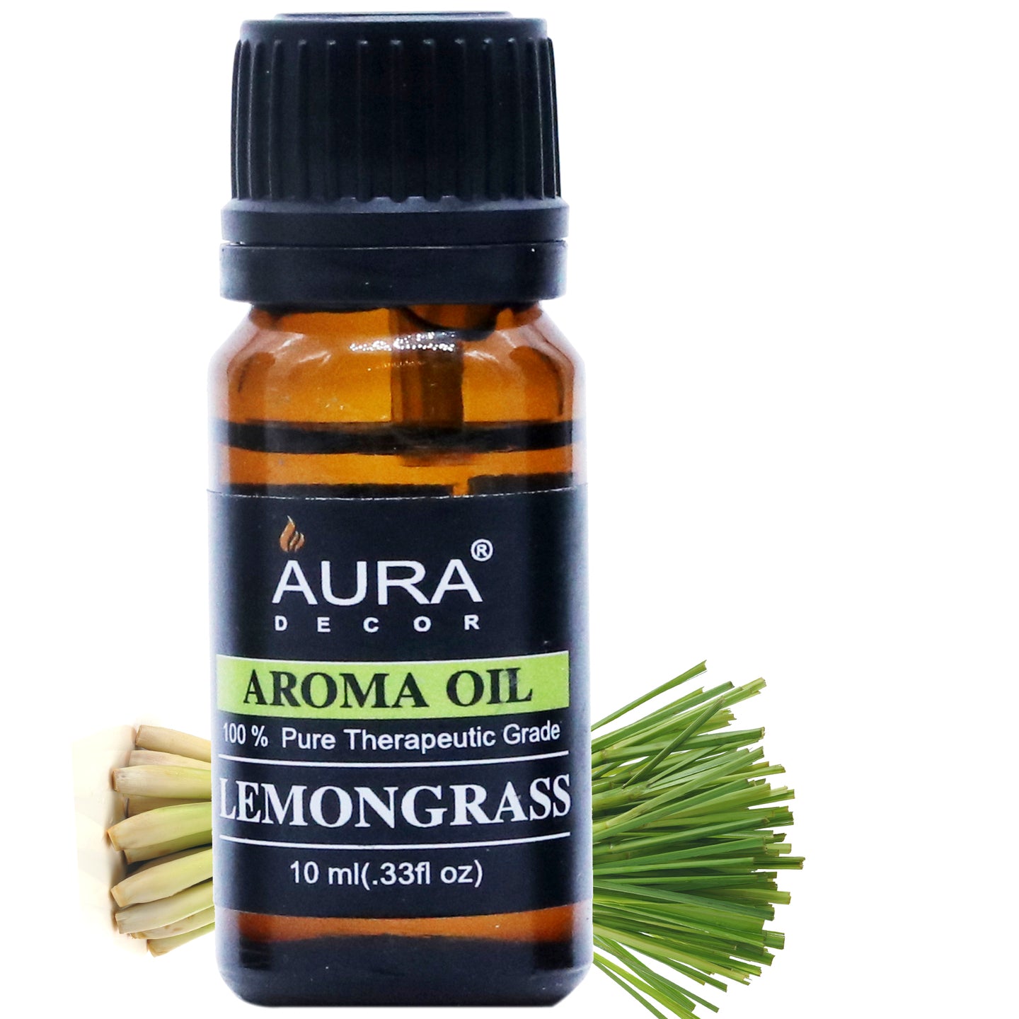 AuraDecor Buy 1 Get 1 Free Highly Fragrance Aromatheraphy LemonGrass oil - auradecor.co.in